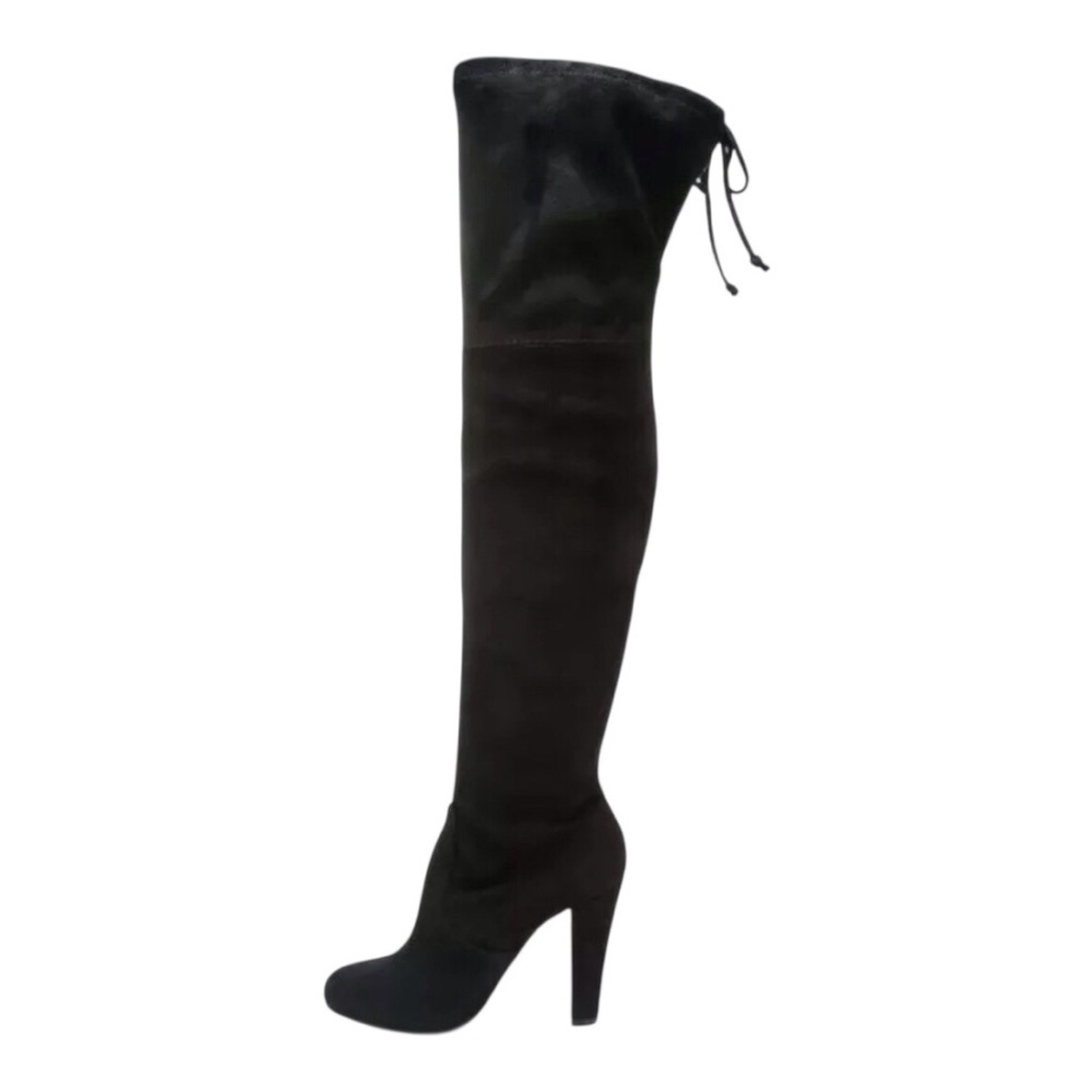 Zigi Soho Black Over-the-Knee Boots with a Chunky Heel size 6 NWOB